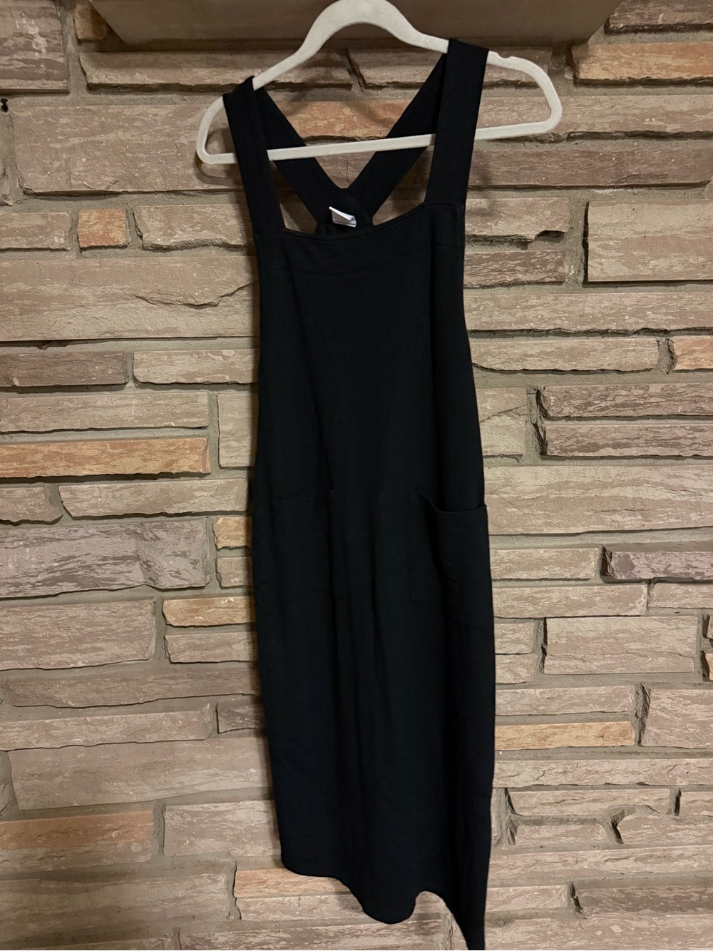 Smash Tess Classic Black Pinafore Dress - Women's Everyday Layering Piece